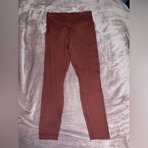 90 Degree leggings, size small, rust color